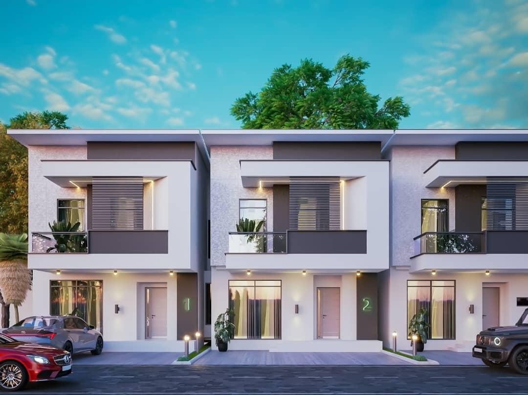 Prototype for 4 bedroom terrace detached duplex + BQ (200 sqms - sold out)